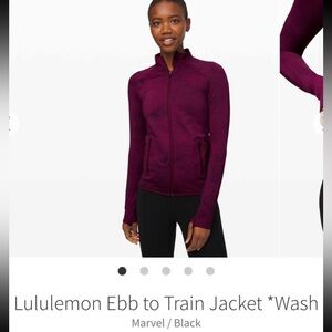 Lululemon athletica Women's Ebb to Train Jacket in Marvel